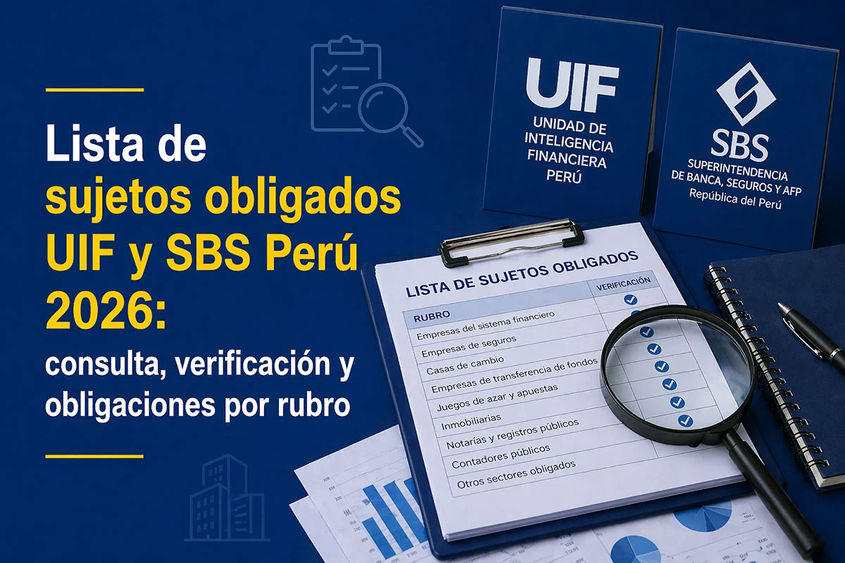 Lista de Sujetos Obligados UIF y SBS